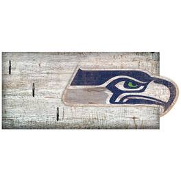 Fan Creations - Seattle Seahawks 6" x 12" Mounted Key Holder - Multicolor