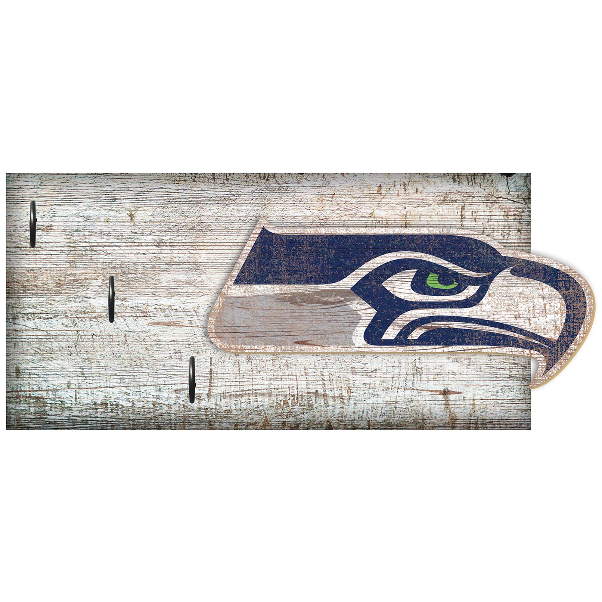 Seattle Seahawks 6" x 12" Mounted Key Holder