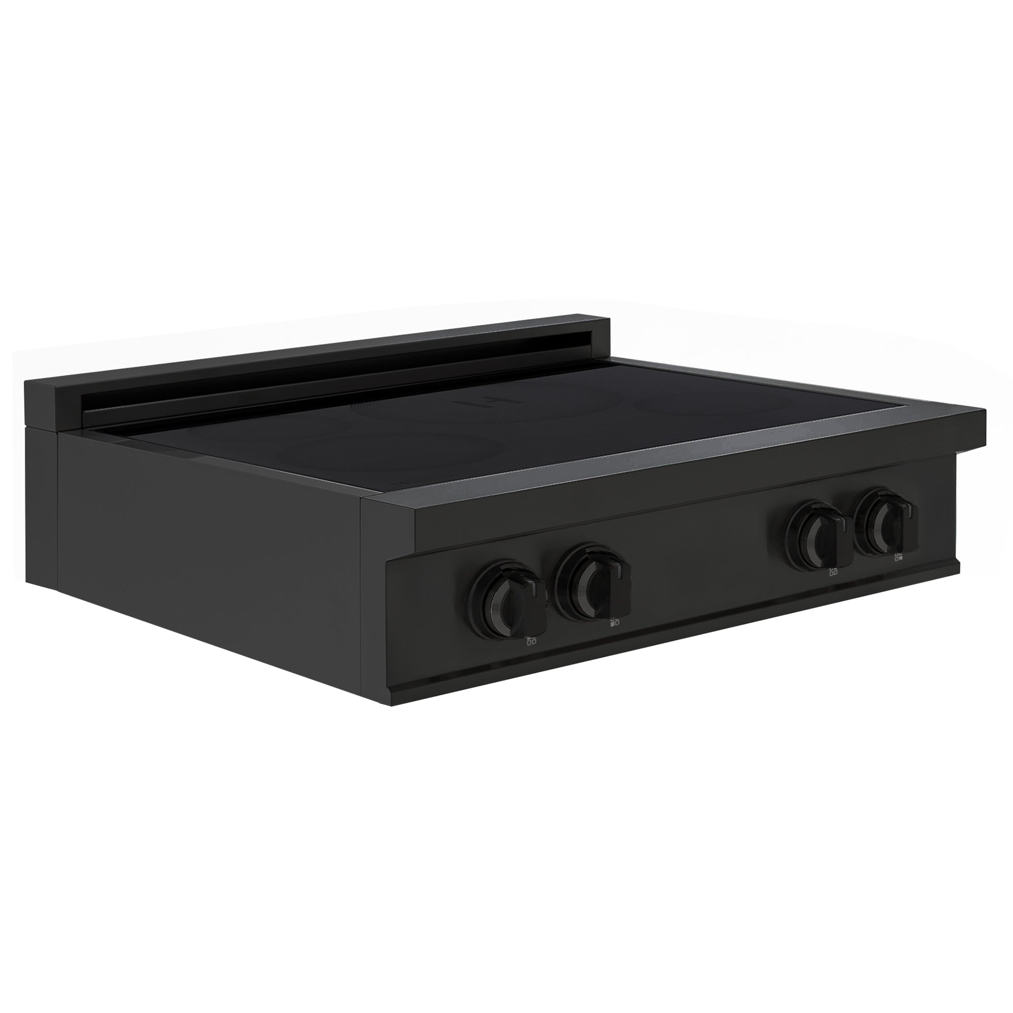 Back. Induction Hardware - 30 Inch Induction Range CookTop, 4 burners - Black.