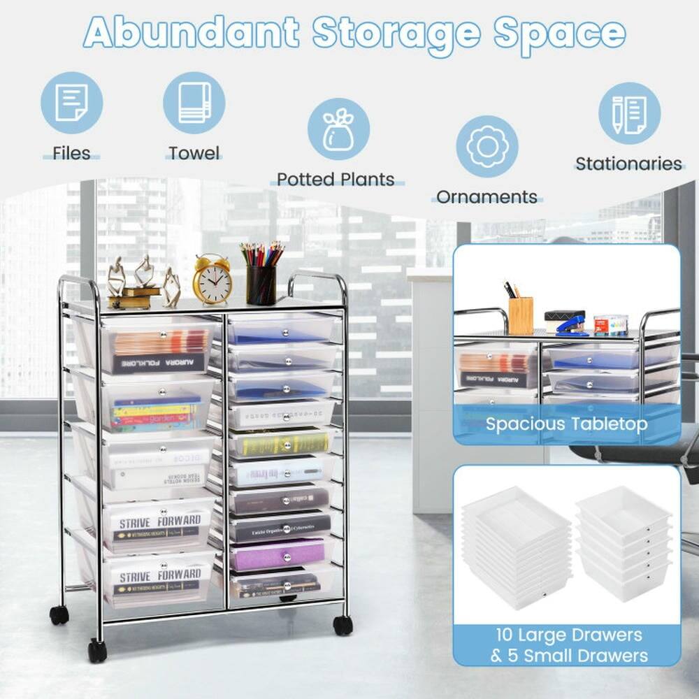 Abundant Storage Space  
Files, Towel, Potted Plants, Stationaries, Ornaments  
1 FOLKLOR AURORA - Spacious Tabletop  
10 Large Drawers & 5 Small Drawers  
STRIVE FORWARD