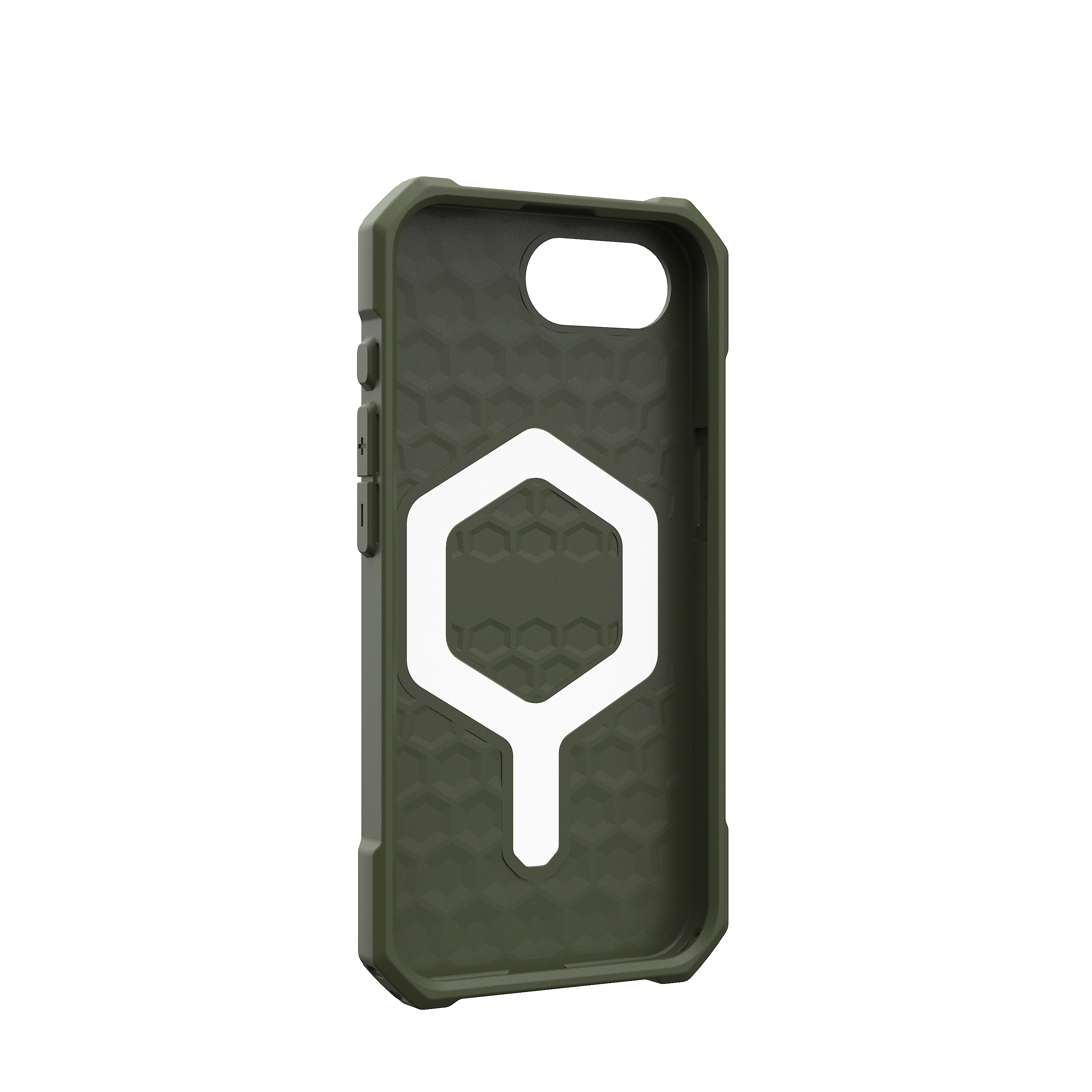 Alt View 3. UAG - Essential Armor Case with Magsafe for Apple iPhone 16e - Olive Drab.