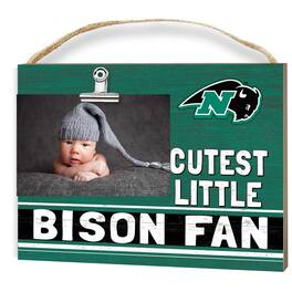 Jardine - Nichols College Bison 8" x 10" Cutest Little Fan Team Logo Clip Photo Frame - Green