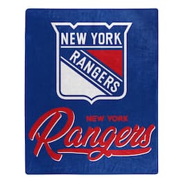 Northwest - New York Rangers 50" x 60" Signature Raschel Plush Throw Blanket - Multicolor