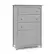Front. Storkcraft - Kenton 5-Drawer Dresser - Pebble Gray.