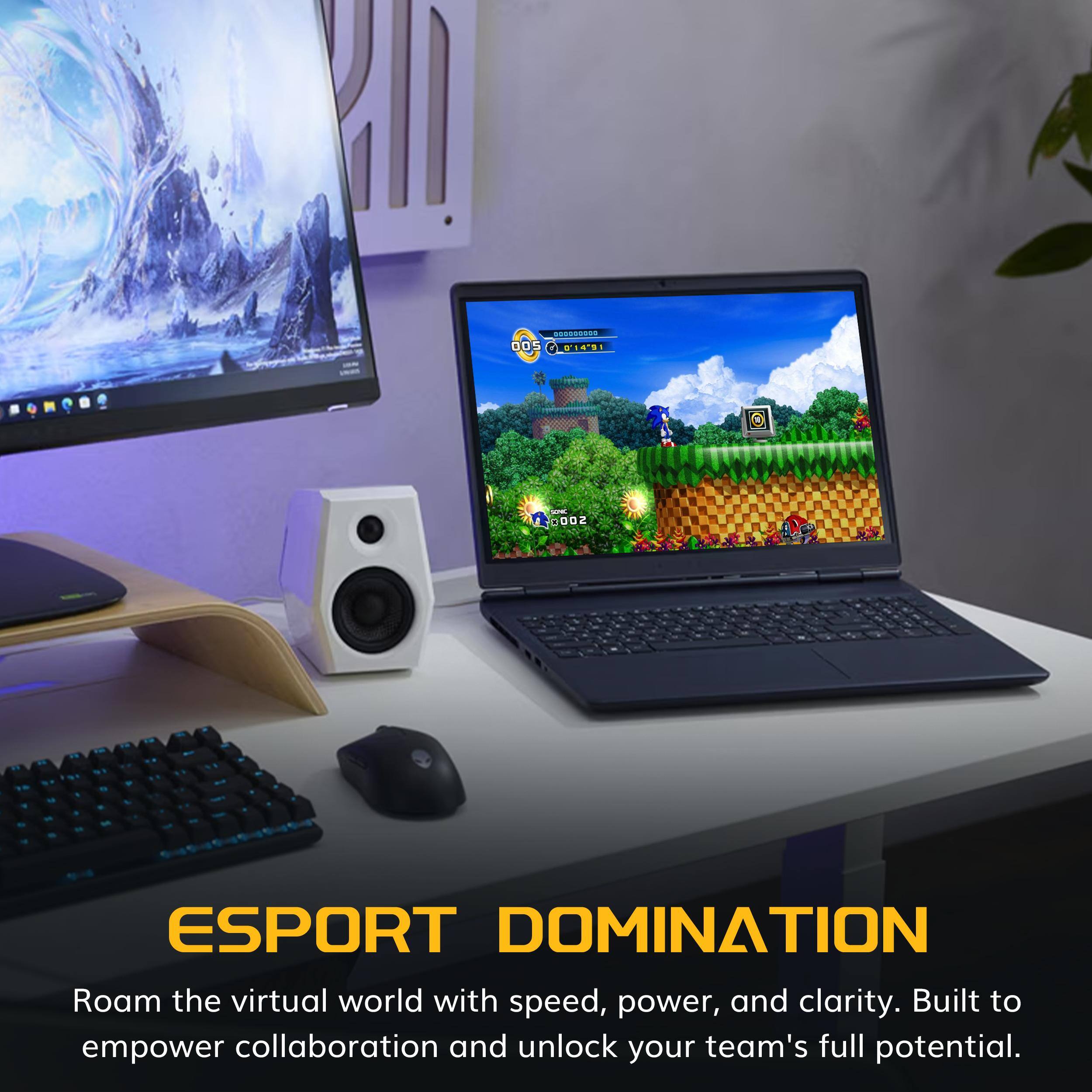 ESPORT DOMINATION

Roam the virtual world with speed, power, and clarity. Built to empower collaboration and unlock your team's full potential.