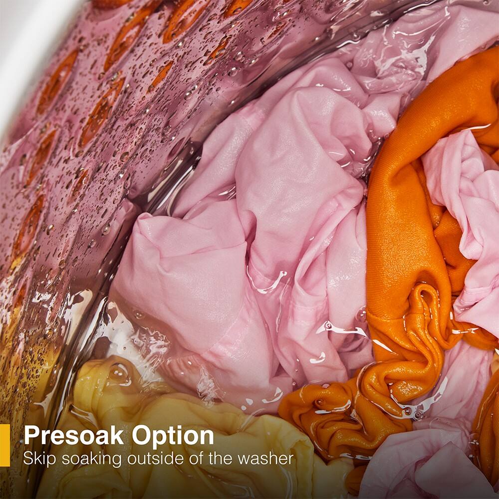 Presoak Option: Skip soaking outside of the washer.