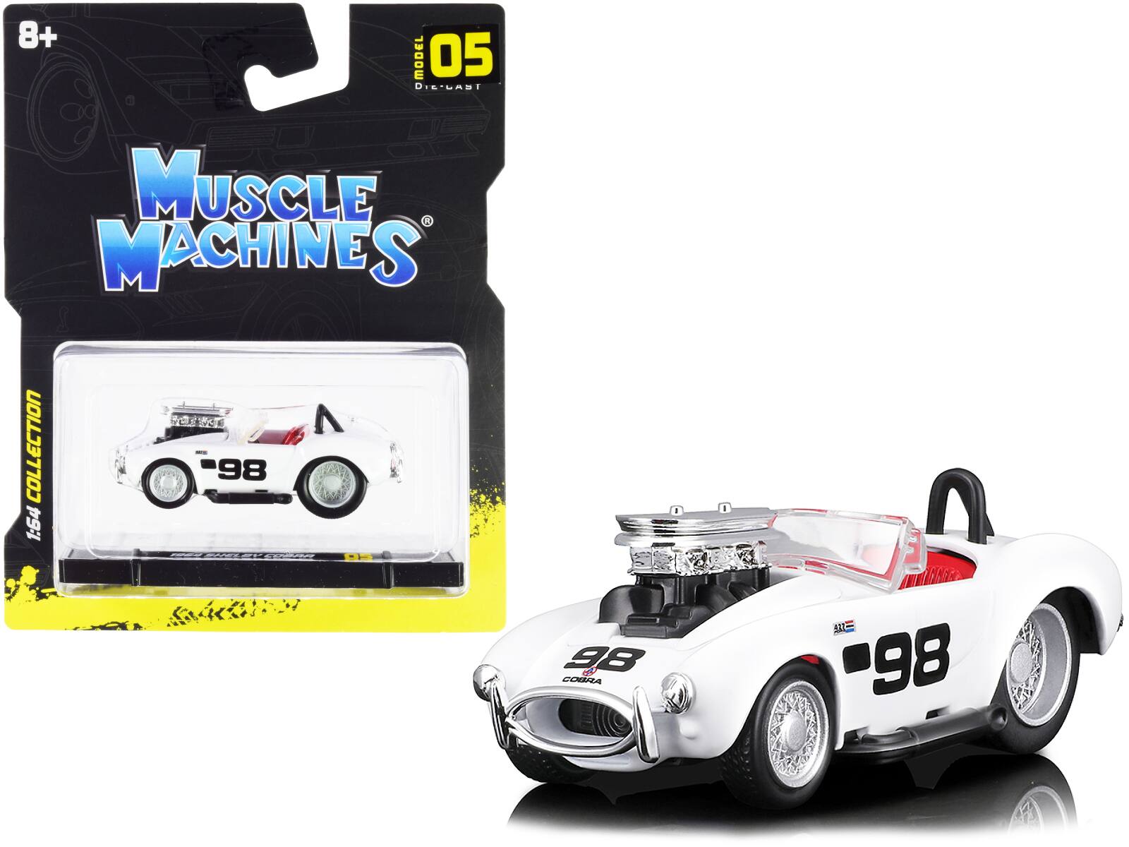 8+ MODEL 05 DIE-CAST MUSCLE MACHINES COLLECTION 1:64  
V 98 - I I 98 O COURSE