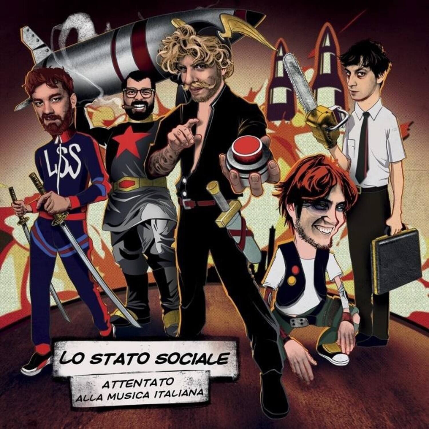 Lo Stato Sociale - Attentato Alla Musica Italiana  - COMPACT DISCS