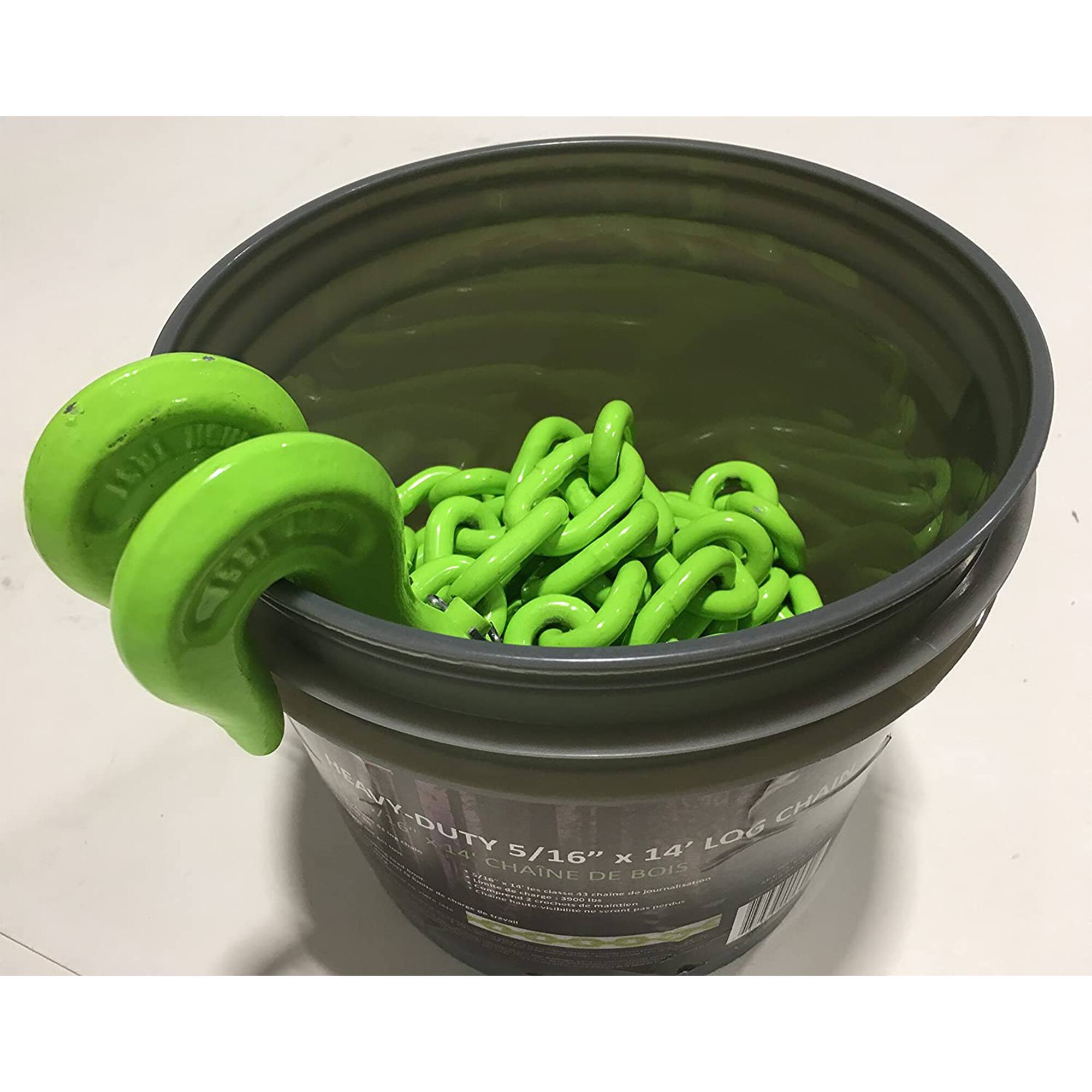 1S 4 HEAVY-DUTY 5/16" x 14' LOG CHAIN - 14' LOG CHAIN 5/16" x DE BOIS