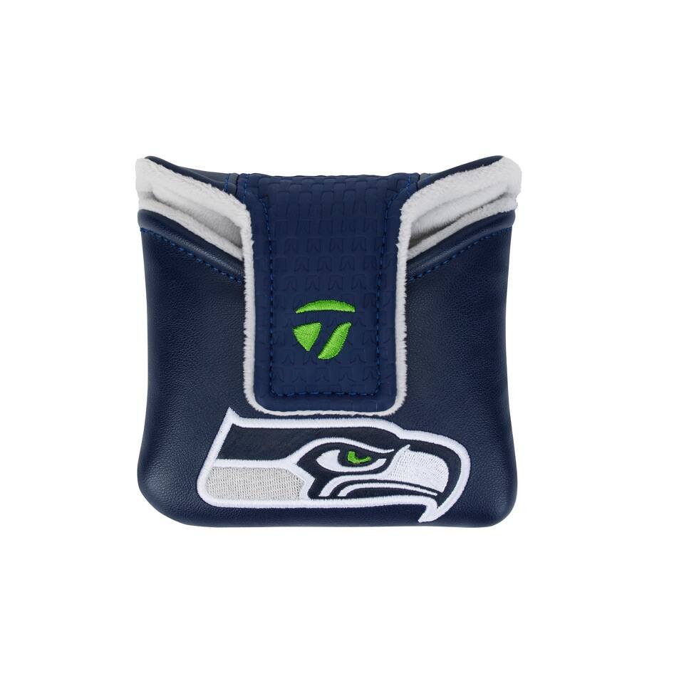 Alt View 1. TaylorMade - Seattle Seahawks Mallet Headcover - Blue.