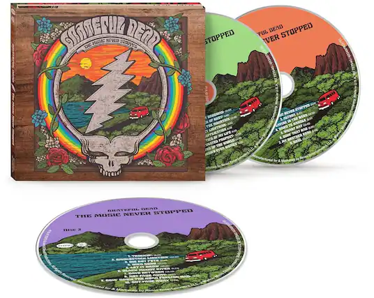 **Grateful Dead**
**The Music Never Stopped**
**Disc 3**
1. Truckin' (0:29)
2. Big River (0:32)
3. Big River (0:32)
4. Big River (0:32)
5. Big River (0:32)
6. Big River (0:32)
7. Big River (0:32)
8. Big River (0:32)
9. Big River (0:32)
10. Big River (0:32)
11. Big River (0:32)
12. Big River (0:32)
13. Big River (0:32)
14. Big River (0:32)
15. Big River (0:32)
16. Big River (0:32)
17. Big River (0:32)
18. Big River (0:32)
19. Big River (0:32)
20. Big River (0:32)
21. Big River (