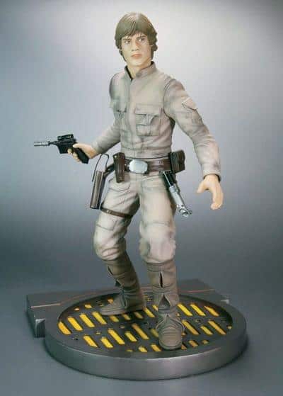 Front. Star Wars - Star Wars Luke Skywalker Kotobukiya Vinyl Model Kit Figure - Gray.