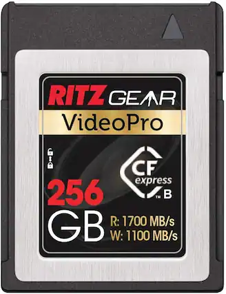 RITZ GEAR VideoPro CF express 256 GB R: 1700 MB/s W: 1100 MB/s
