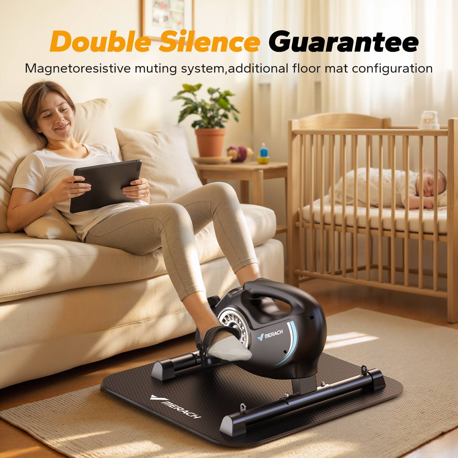 Double Silence Guarantee  
Magnetoresistive muting system, additional floor mat configuration