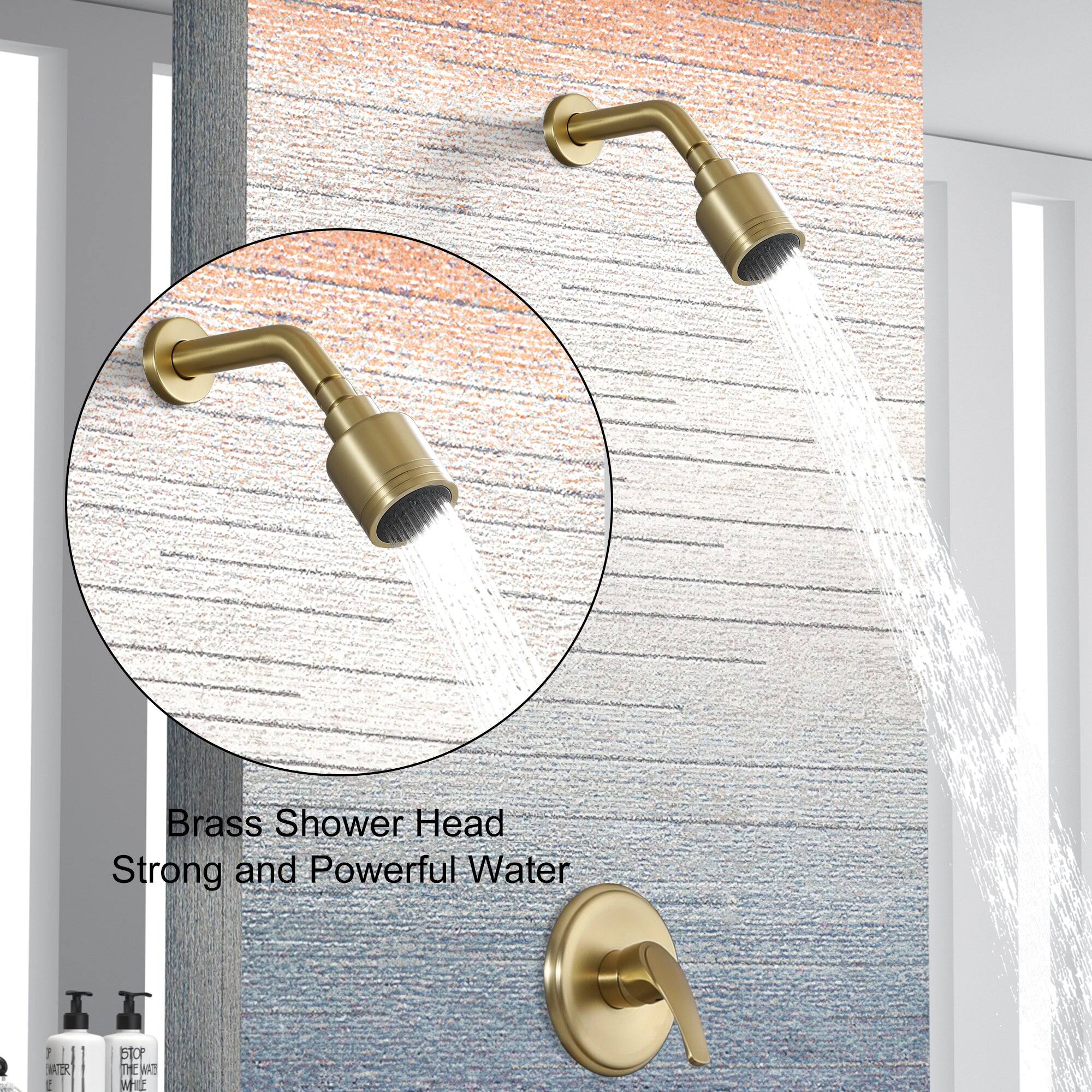Brass Shower Head Strong and Powerful Water - 1 NATE E 510 TE CWAT WEE