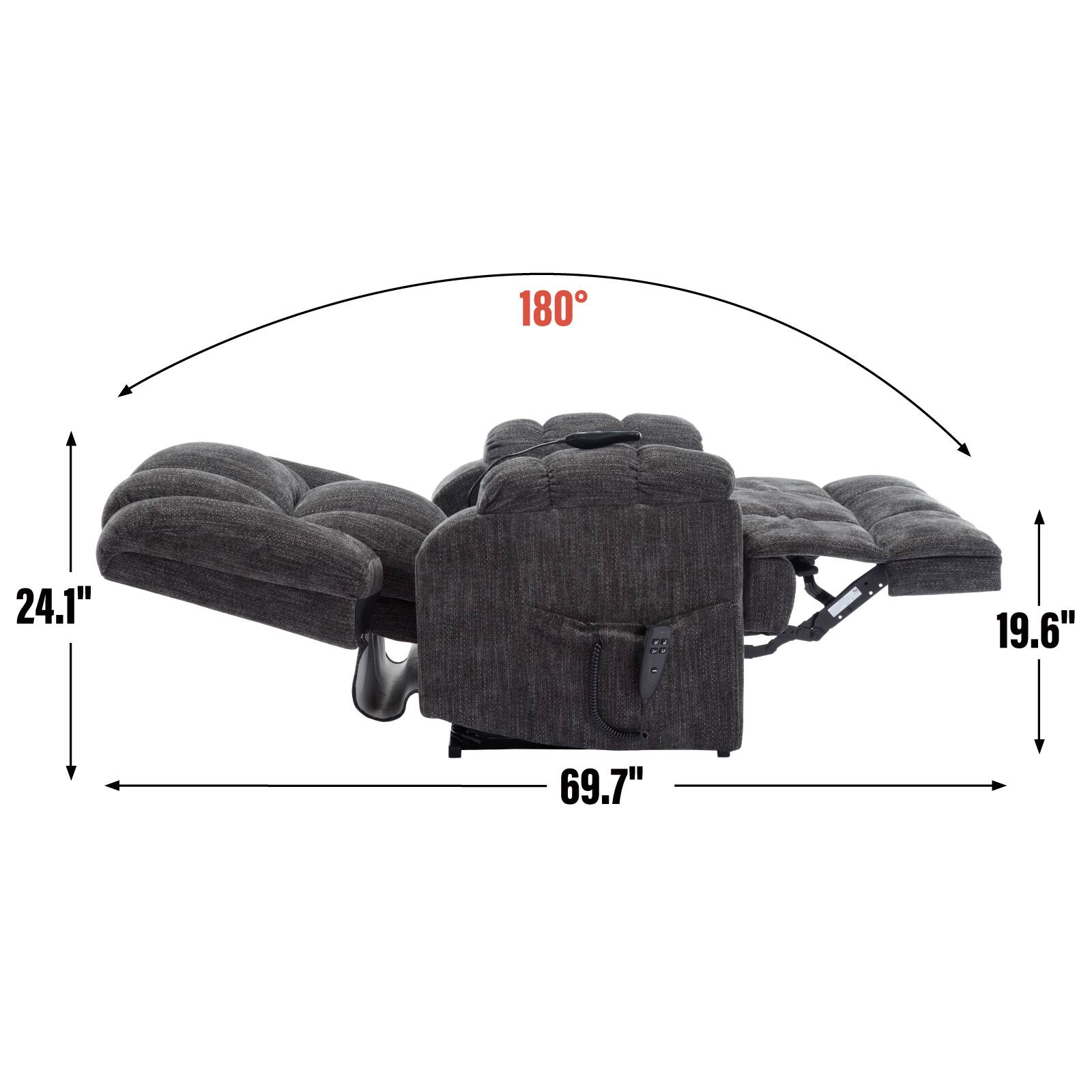 180°  
24.1"  
19.6"  
69.7"