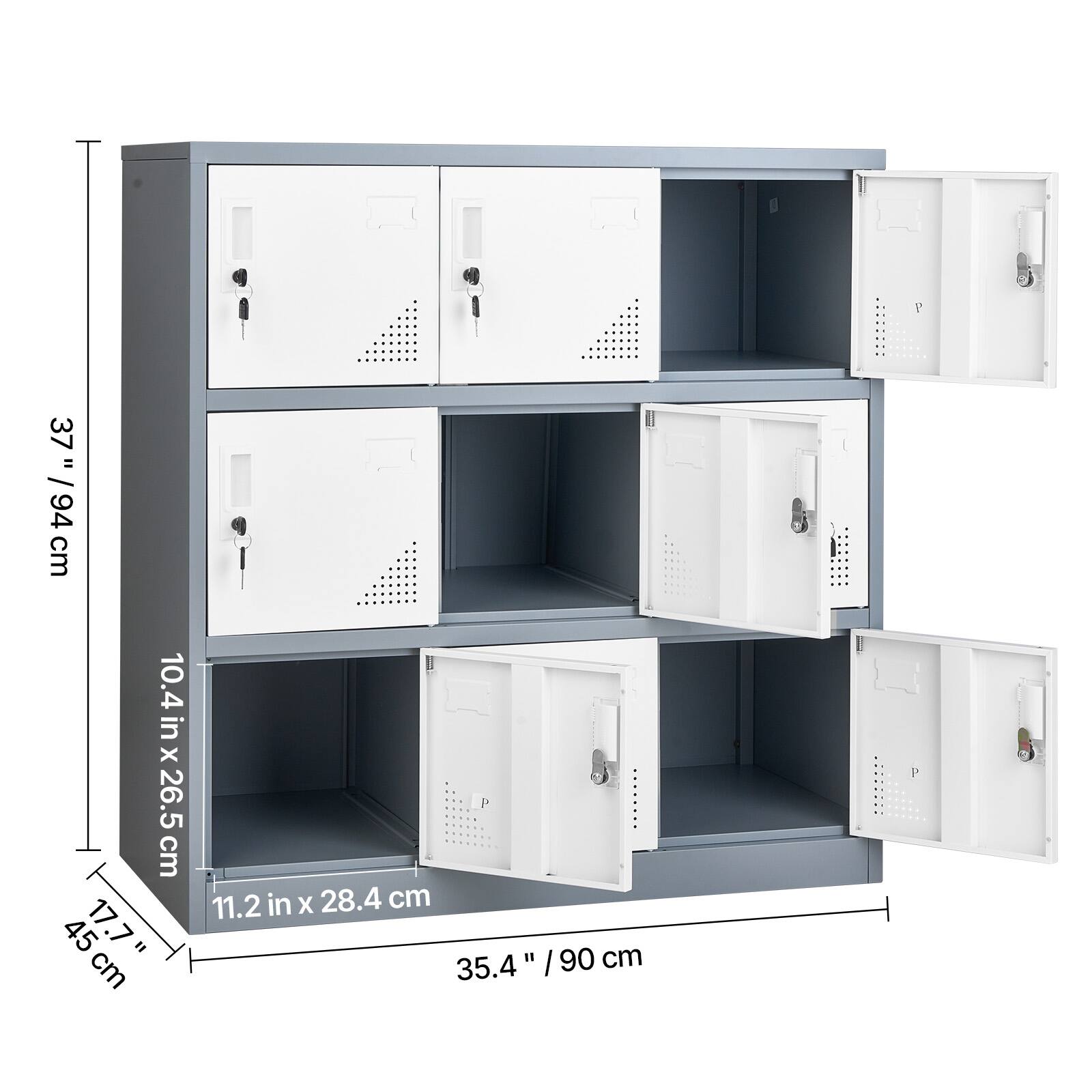 1 37" / 94 cm  
10.4 in X 26.5 cm  
45 cm  
17.7" / 90 cm  
11.2 in X 28.4 cm  
35.4" / 90 cm