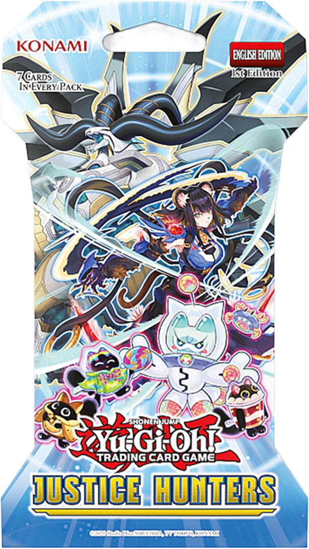 Konami - Yu-Gi-Oh! Trading Card Game: Justice Hunters Sleeved Booster