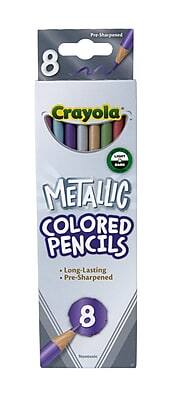 8 Crayola Metallic Colored Pencils  
Long-Lasting  
Pre-Sharpened  
8 Pencils