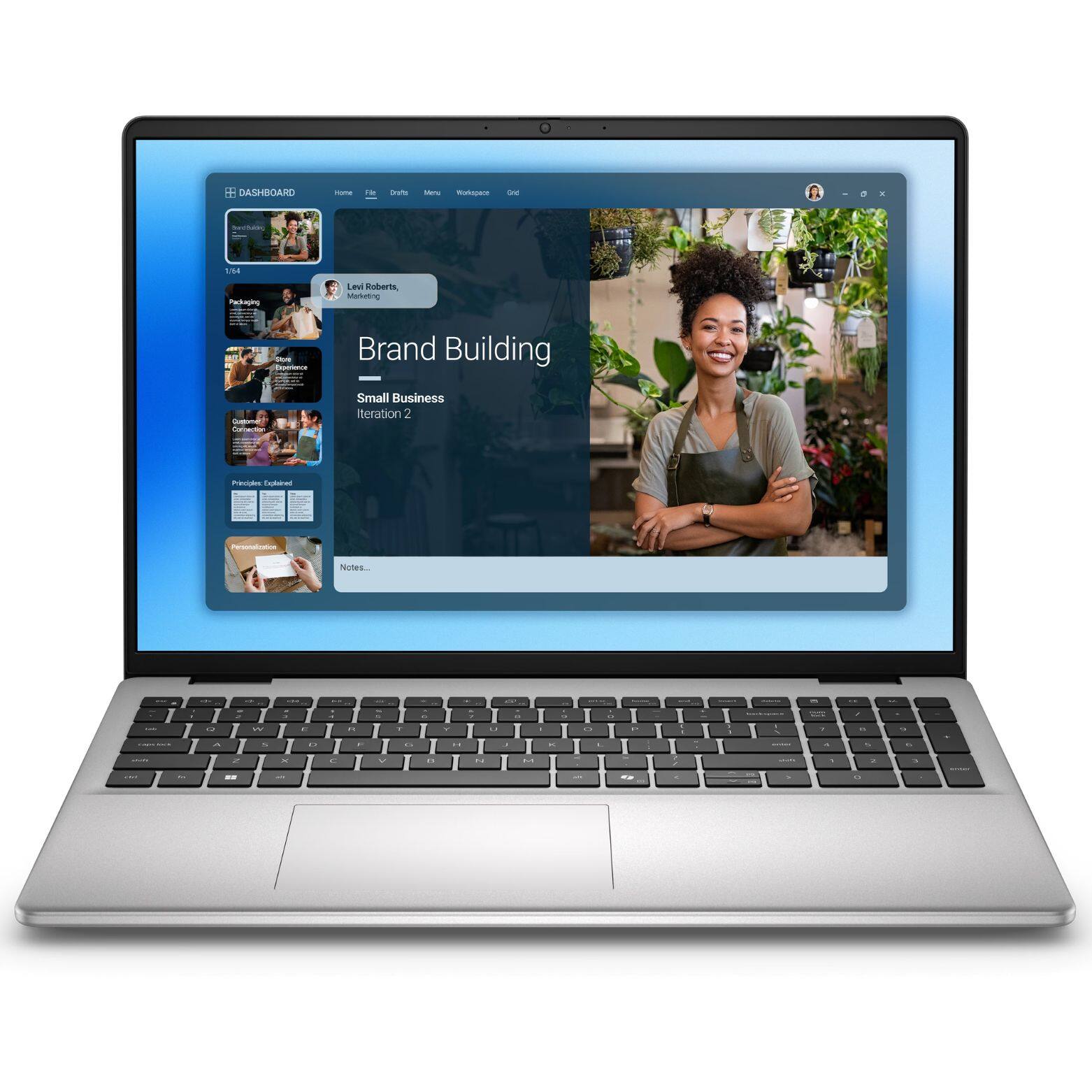 Dell - Refurbished Excellent - 16 16" WUXGA Touchscreen Intel Core 7 150U 1.8 GHz up to 5.4 GHz 32 GB 1 TB SSD Windows 11 Home Laptop - Platinum