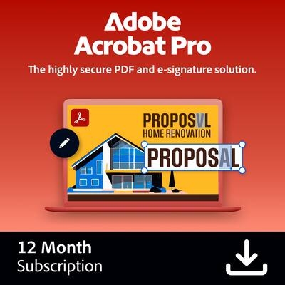 Adobe Acrobat Pro PDF Software Mac OS, Windows [Digital Adobe Acrobat Pro PDF Software Mac OS, Windows [Digital