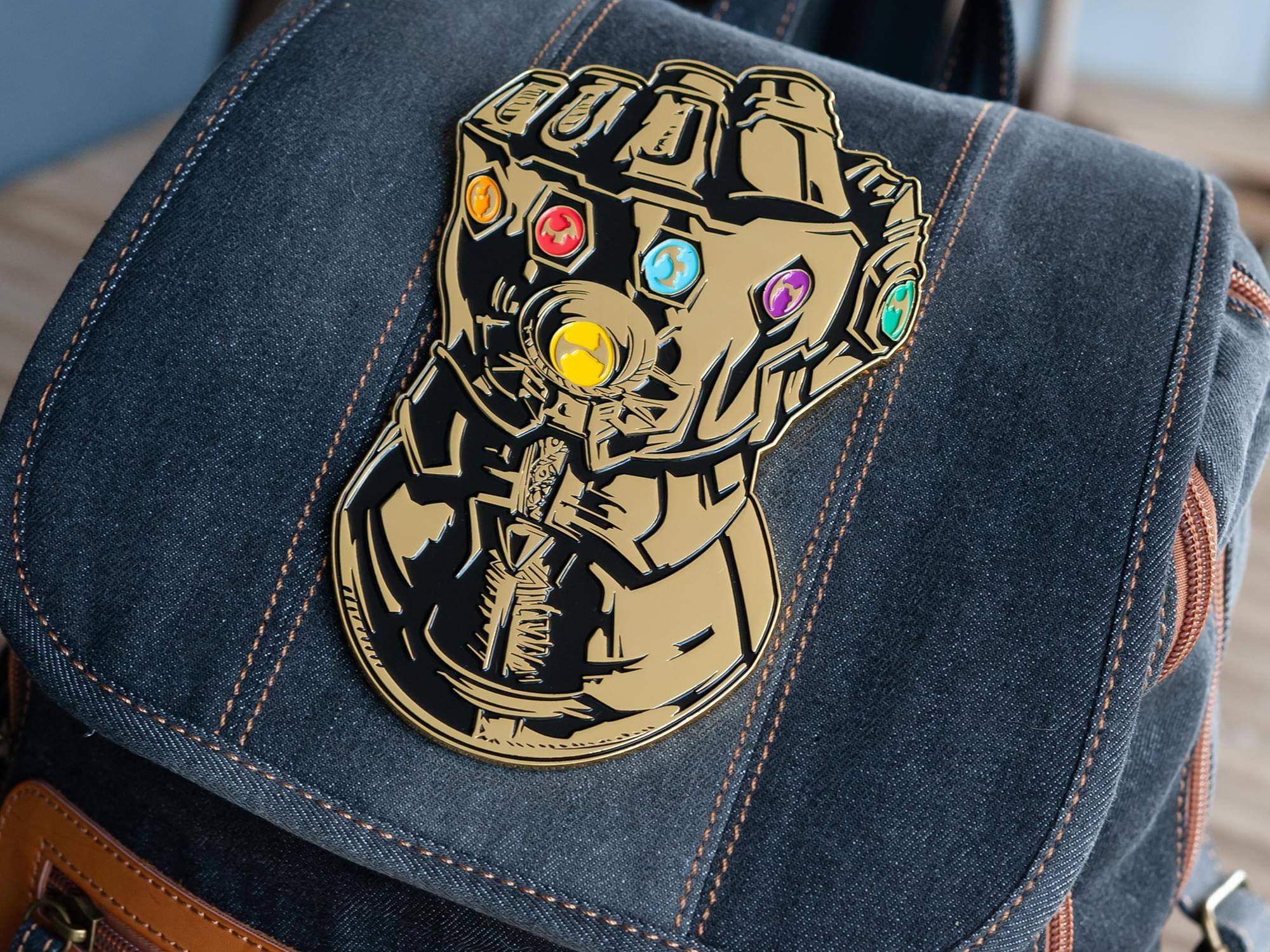 Alt View 10. Marvel - Marvel Avengers: Endgame Infinity Gauntlet Pin | Huge Oversize Pin | 6 Inches - Gold.