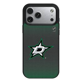 Keyscaper - NHL - Dallas Stars Linen Logo iPhone Magnetic Bump Case - 15 - Black