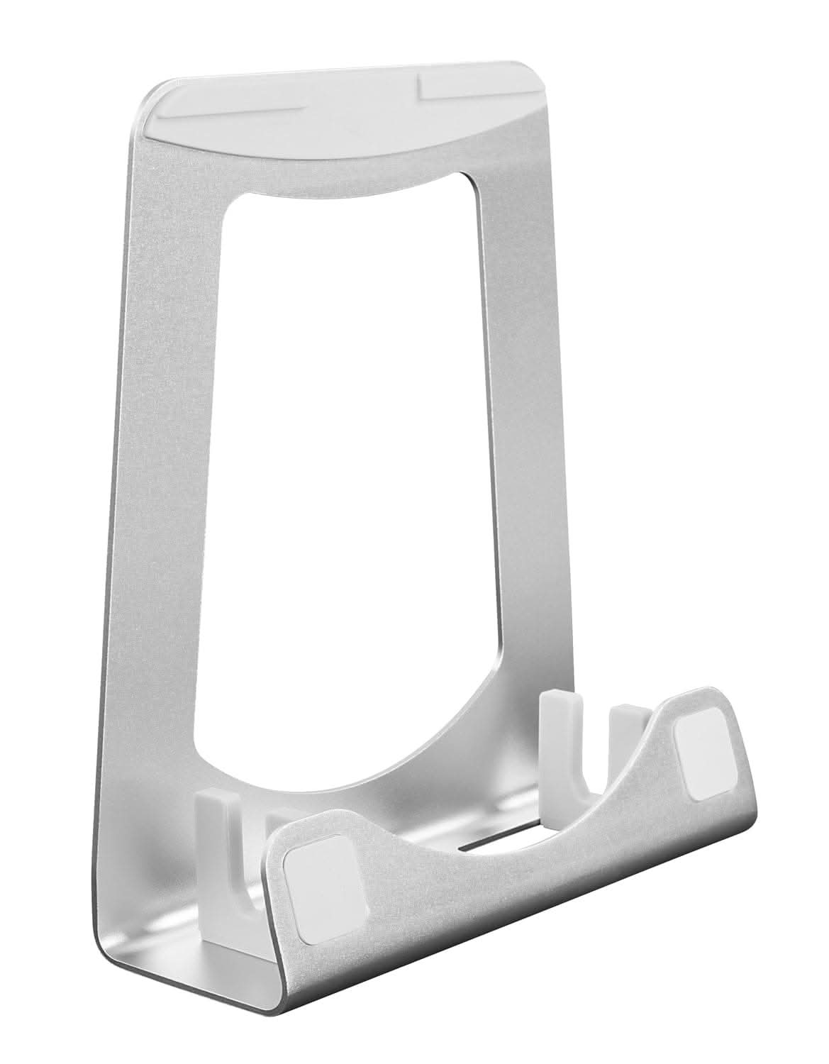 Alt View 5. Mount-It! - Vertical Laptop Stand & Holder for Laptops with Open Cooling Design & Ergonomic Screen Elevation, Silver - Silver.