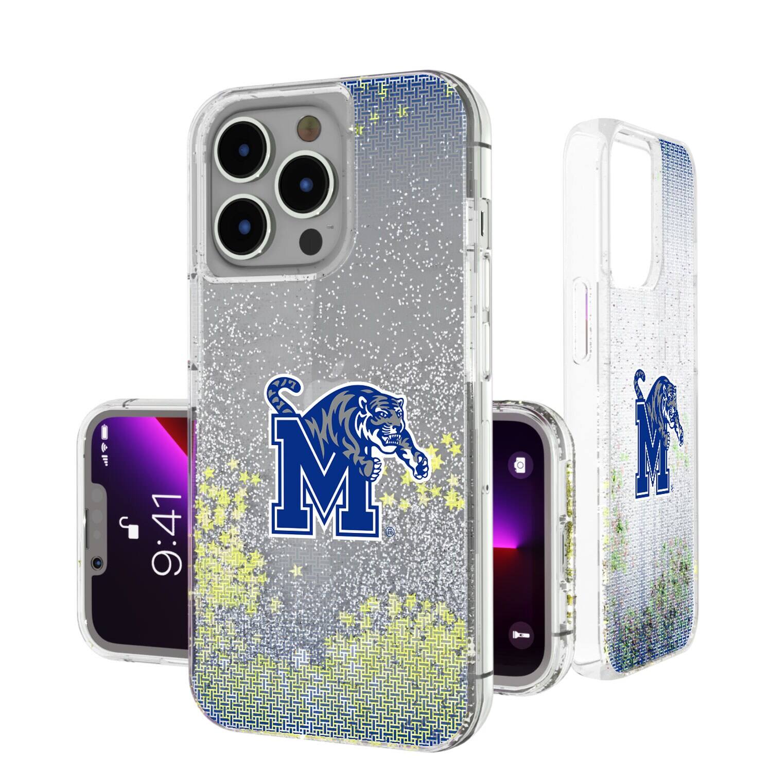 Keyscaper - NCAA - Memphis Tigers Linen Logo iPhone Glitter Case - 14 - Multicolor price history on PriceWatchPro