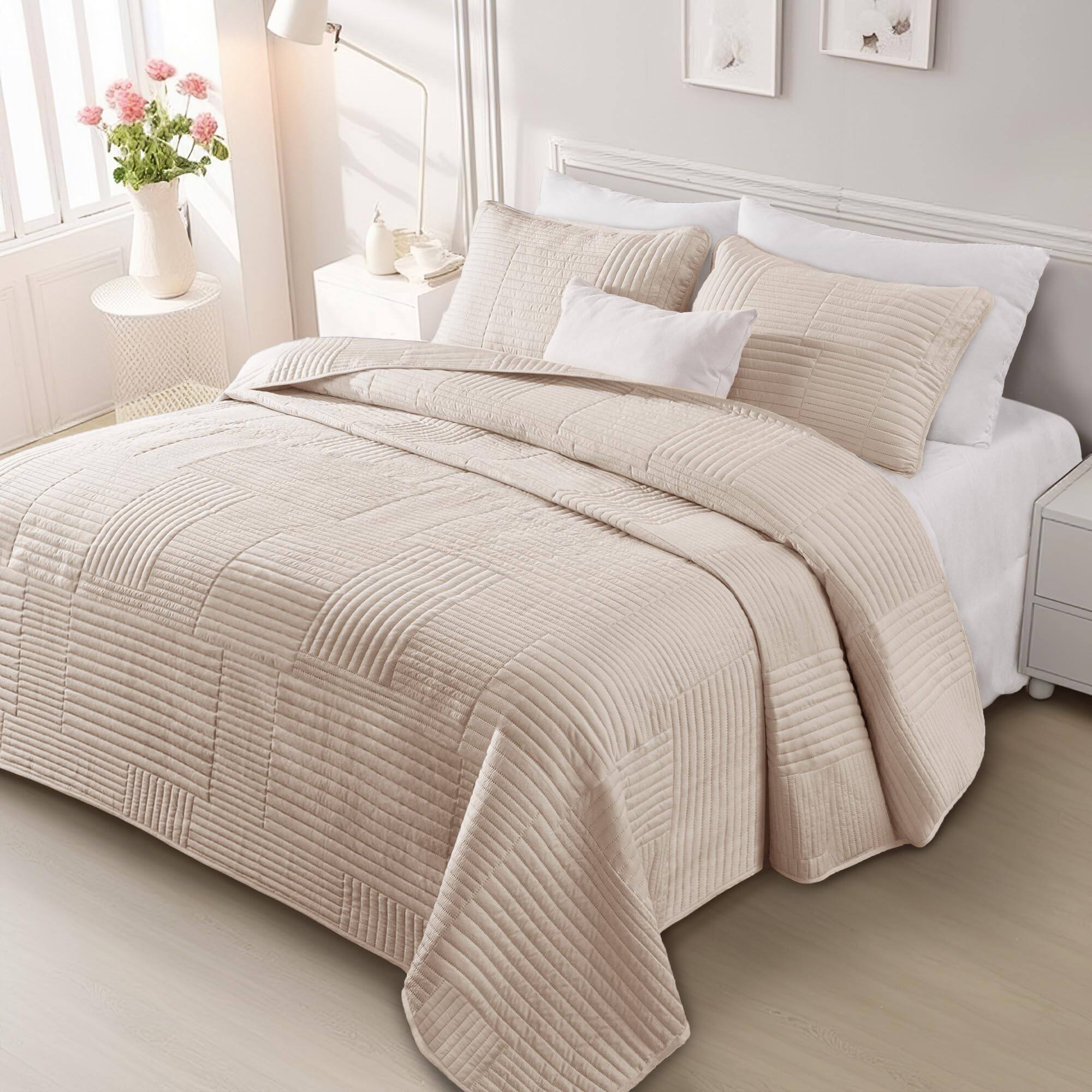 Brich Beige-California King (104"x112")