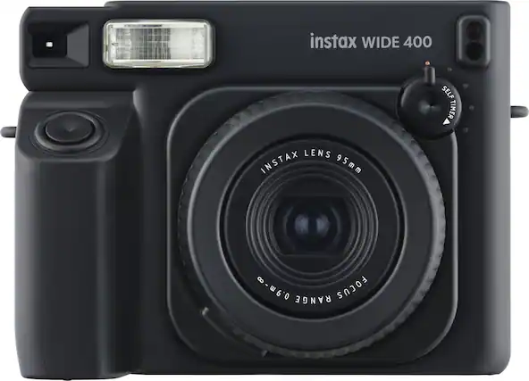 instax WIDE 400
SELF TIMER
LENS
INSTAX 95mm
0.9m - ∞ RANGE FOCUS