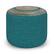 Front. Simpli Home - Serena Round Braided Pouf - Deep Aqua.