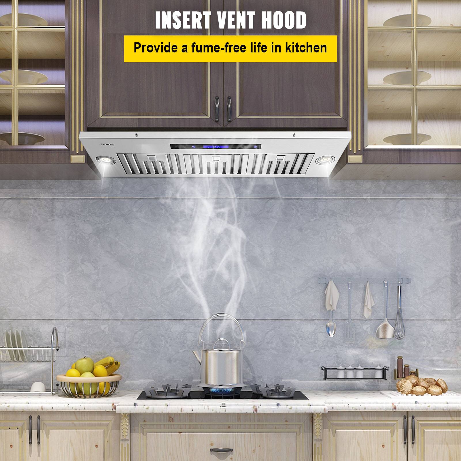 INSERT VENT HOOD  
Provide a fume-free life in kitchen