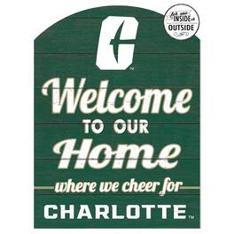 Jardine - Charlotte 49ers 16'' x 22'' Marquee Sign - Green
