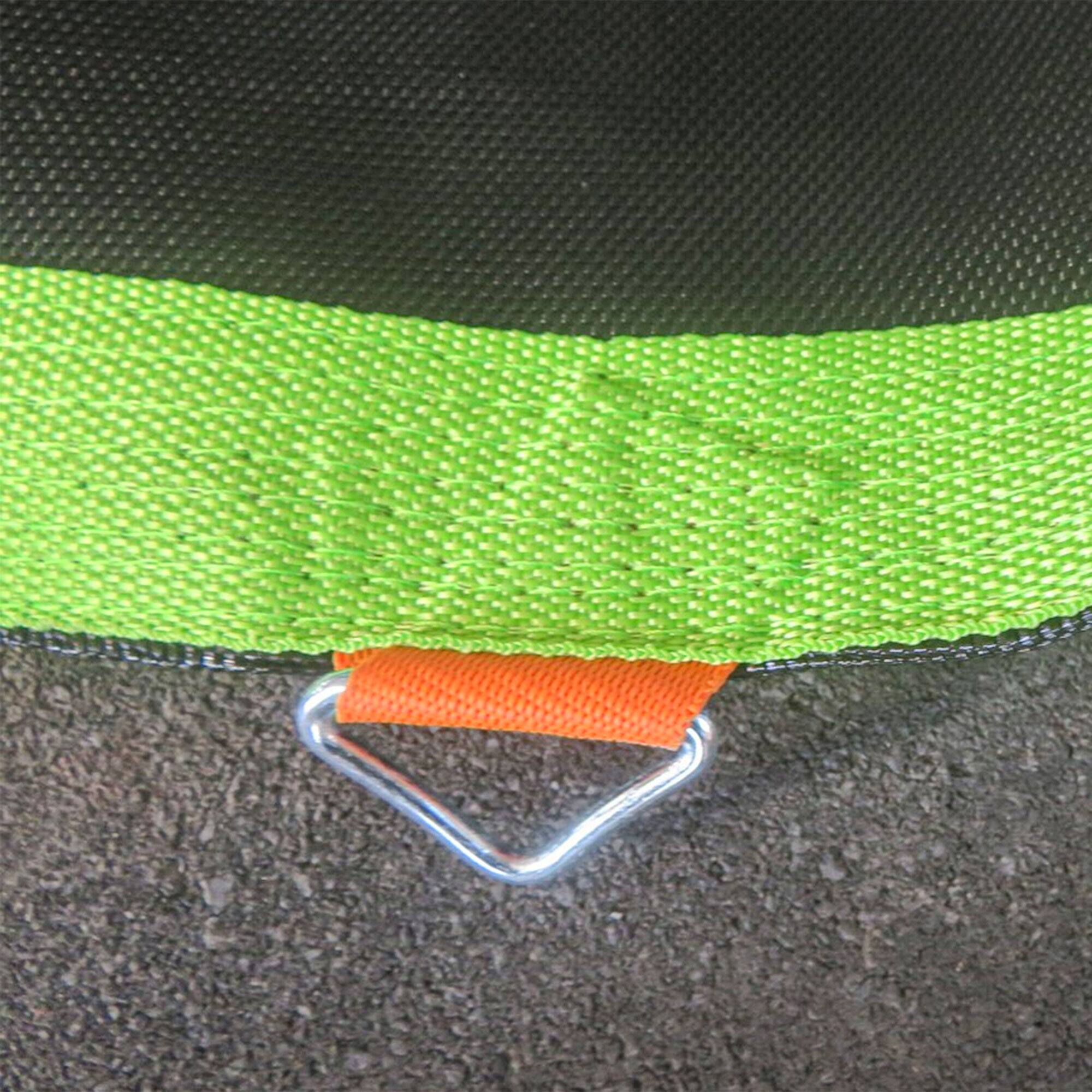 Alt View 8. Soozier - Trampoline Replacement Mat, Fits 12' Trampoline with 72 V Hooks, 5. 5" Springs, Trampoline Mat with 8 Rows of Stitching - Green.