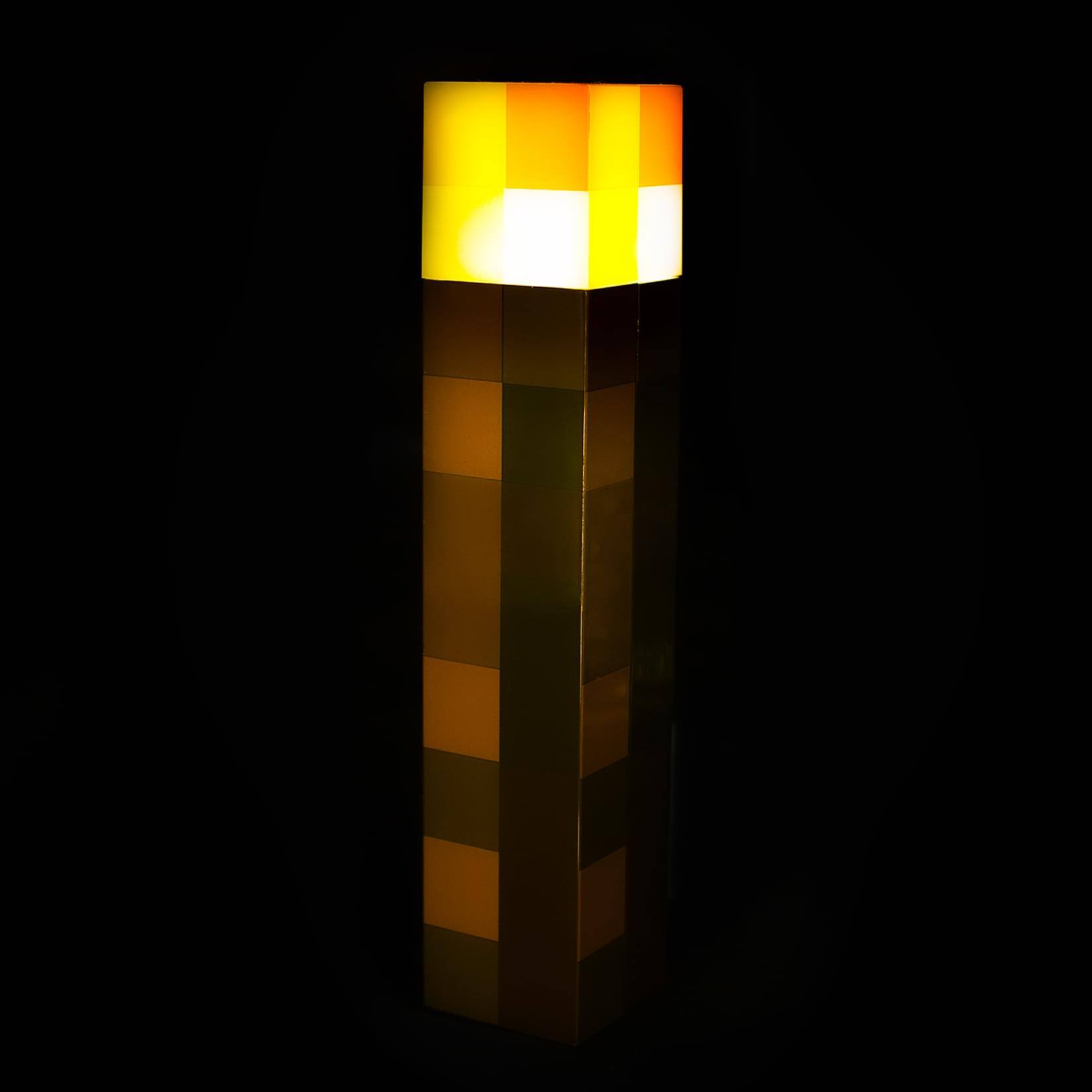 Alt View 1. Ukonic - Minecraft Brown Stone Torch Plug-In Nightlight with Auto Dusk to Dawn Sensor - Brown.