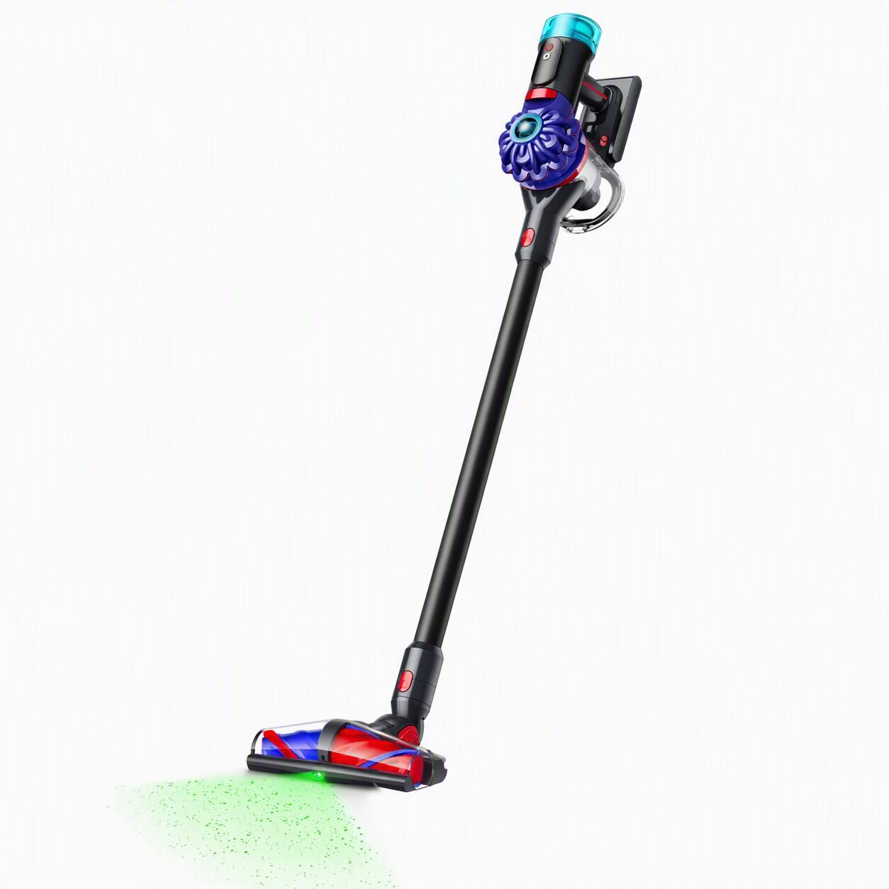 Front. Dyson - V10 Konical (Newest Model) Cordless Vacuum - Black/Blue.