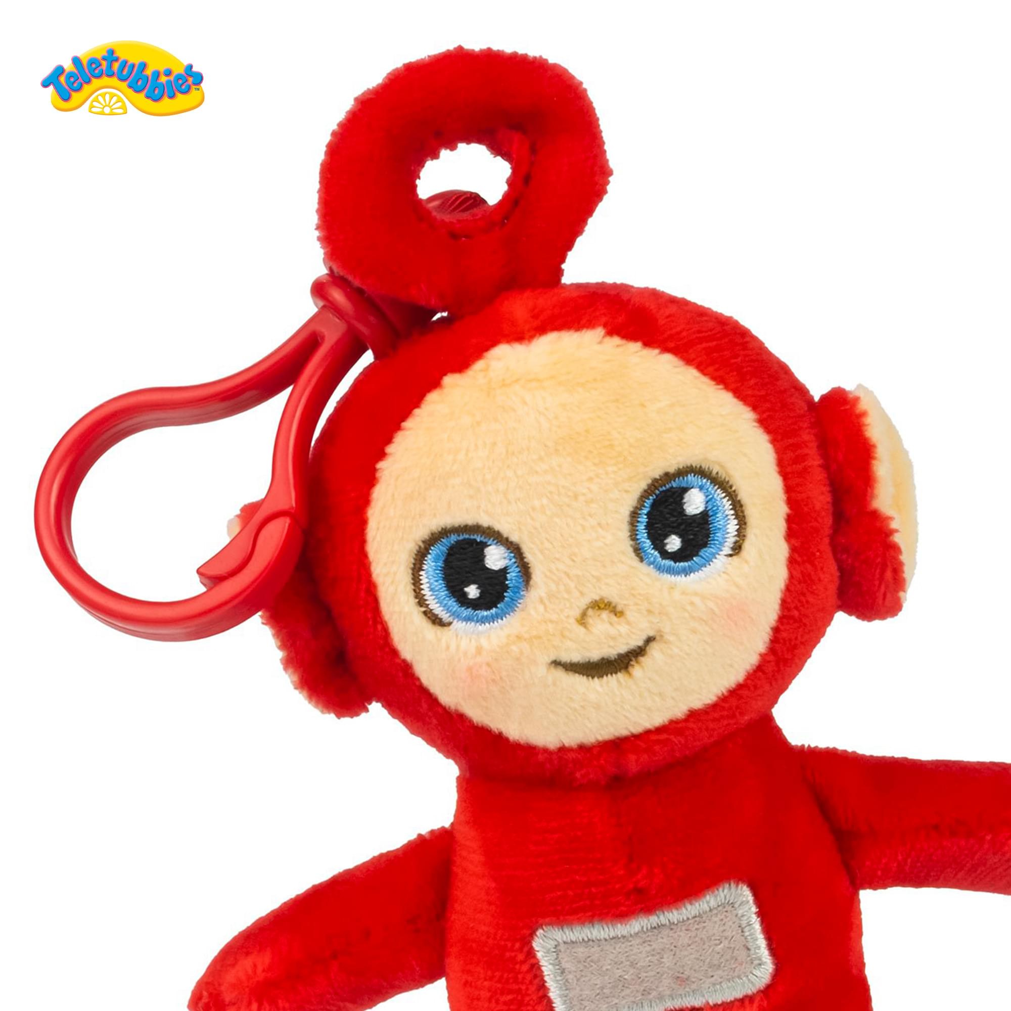 Alt View 10. The Loyal Subjects - Teletubbies 4-Inch Plush Backpack Clip | Po - Red.
