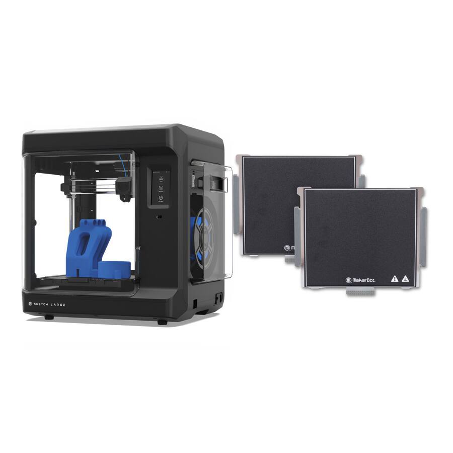 MakerBot Sketch Large Black 3D Printer with Build Plate for Sketch ...
