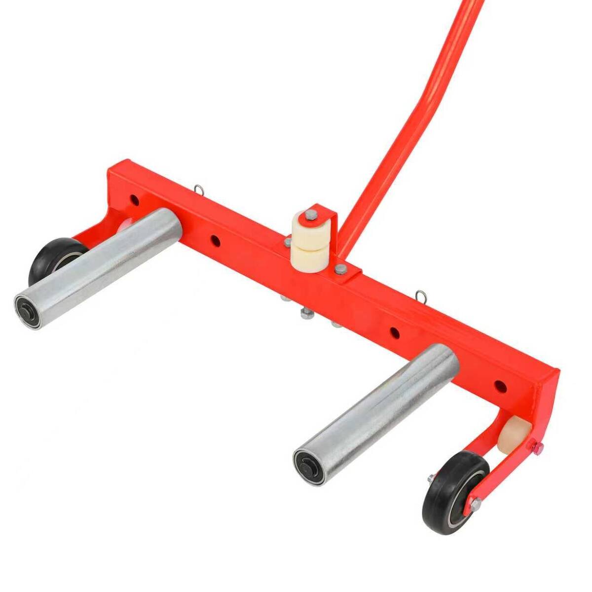 Alt View 10. Ropilly - Ropilly Adjustable Rolling Tire Dolly Heavy Duty Wheel Dolly for Tire Changes, Red, Fits 6.5 to 31.5 Inch Tires - Red.