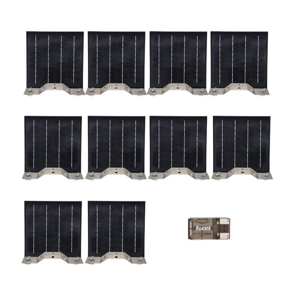 Spartan Camera - Spartan 10W Solar Panel for GoLive/Ghost Trail Cameras with Bracket Mount Bundle