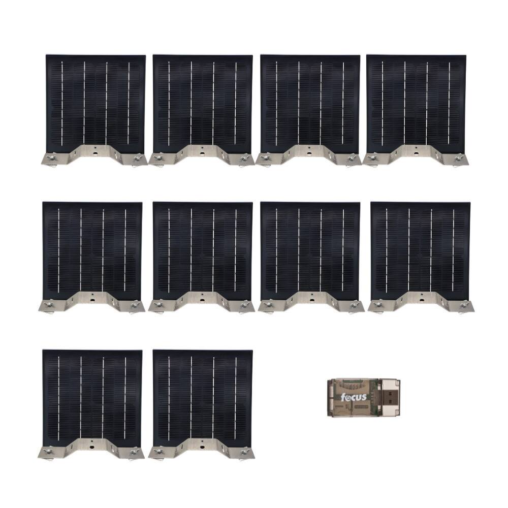 Front. Spartan Camera - Spartan 10W Solar Panel for GoLive/Ghost Trail Cameras with Bracket Mount Bundle.