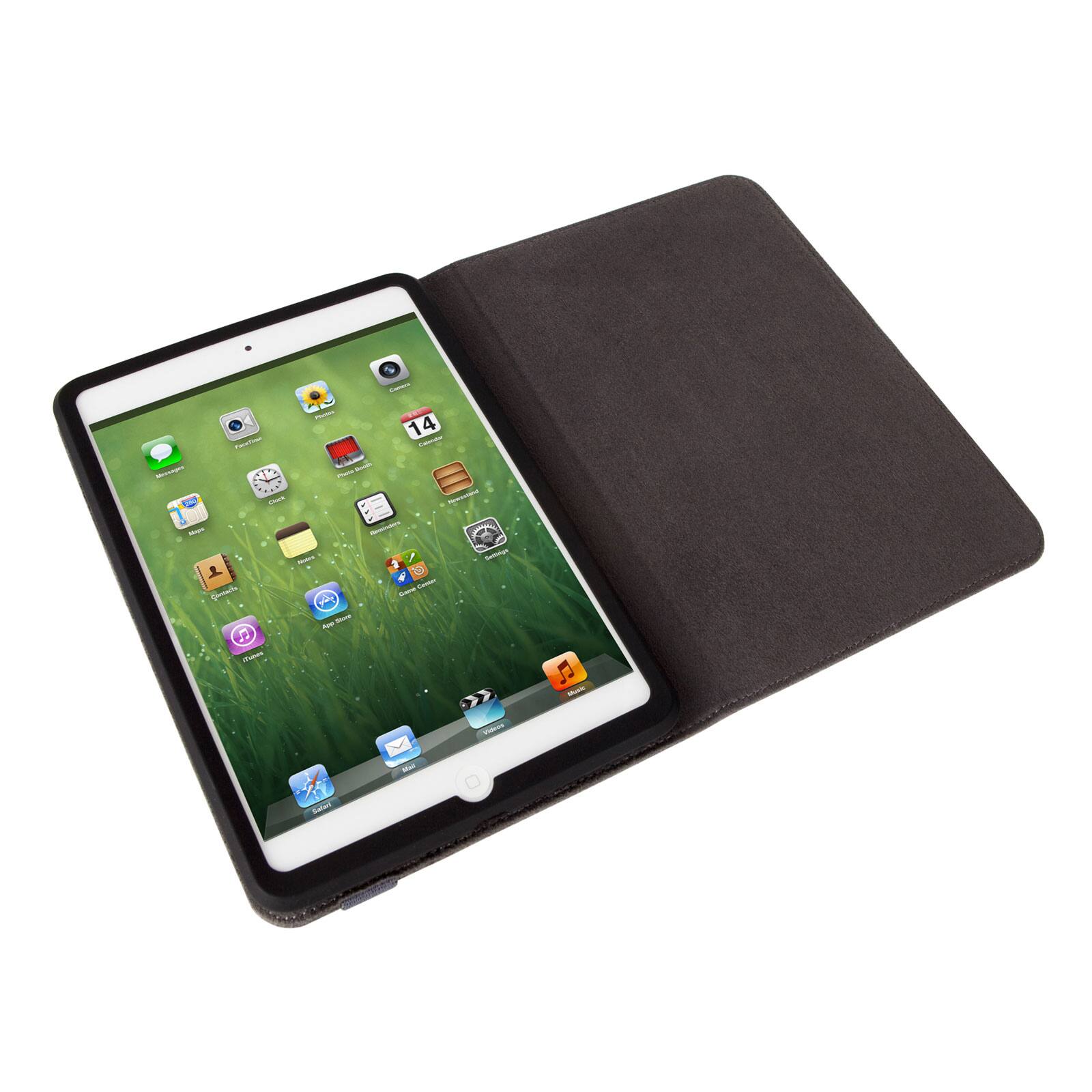 Back. Moshi - Moshi Concerti Portfolio Case for iPad Mini 1/2/3 (A1432, A1454, A1455, A1489, A1490, A1491, A1599, A1600) - Falcon Gray - Falcon Gray.
