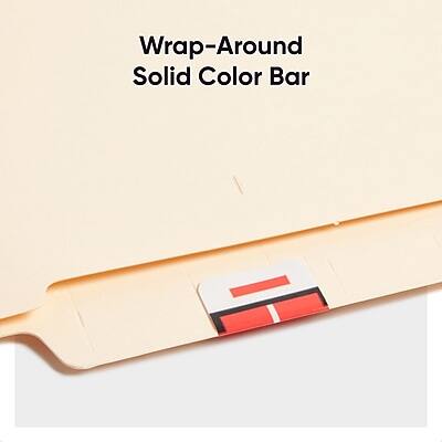 Solid Color Bar Smead BCCR Color Coded Alphabetic Labels, I, 500/Roll Pink BCCR-I ...