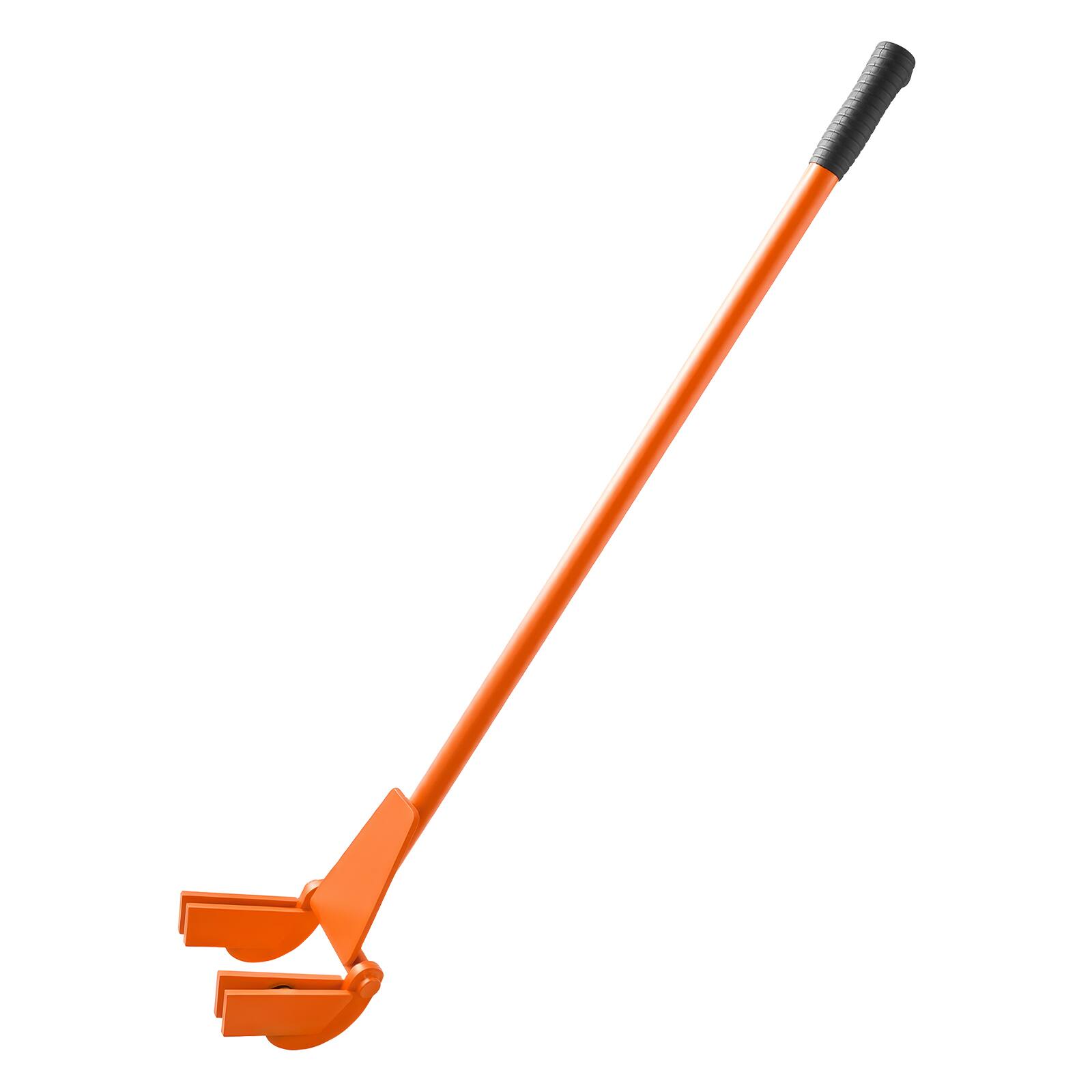 Alt View 5. VEVOR - Pallet Buster Tool, 40 Inch Carbon Steel Handle Wrecking Pry Bar, 2000 lbs Weight Capacity, Heavy Duty Deck Board - Orange.