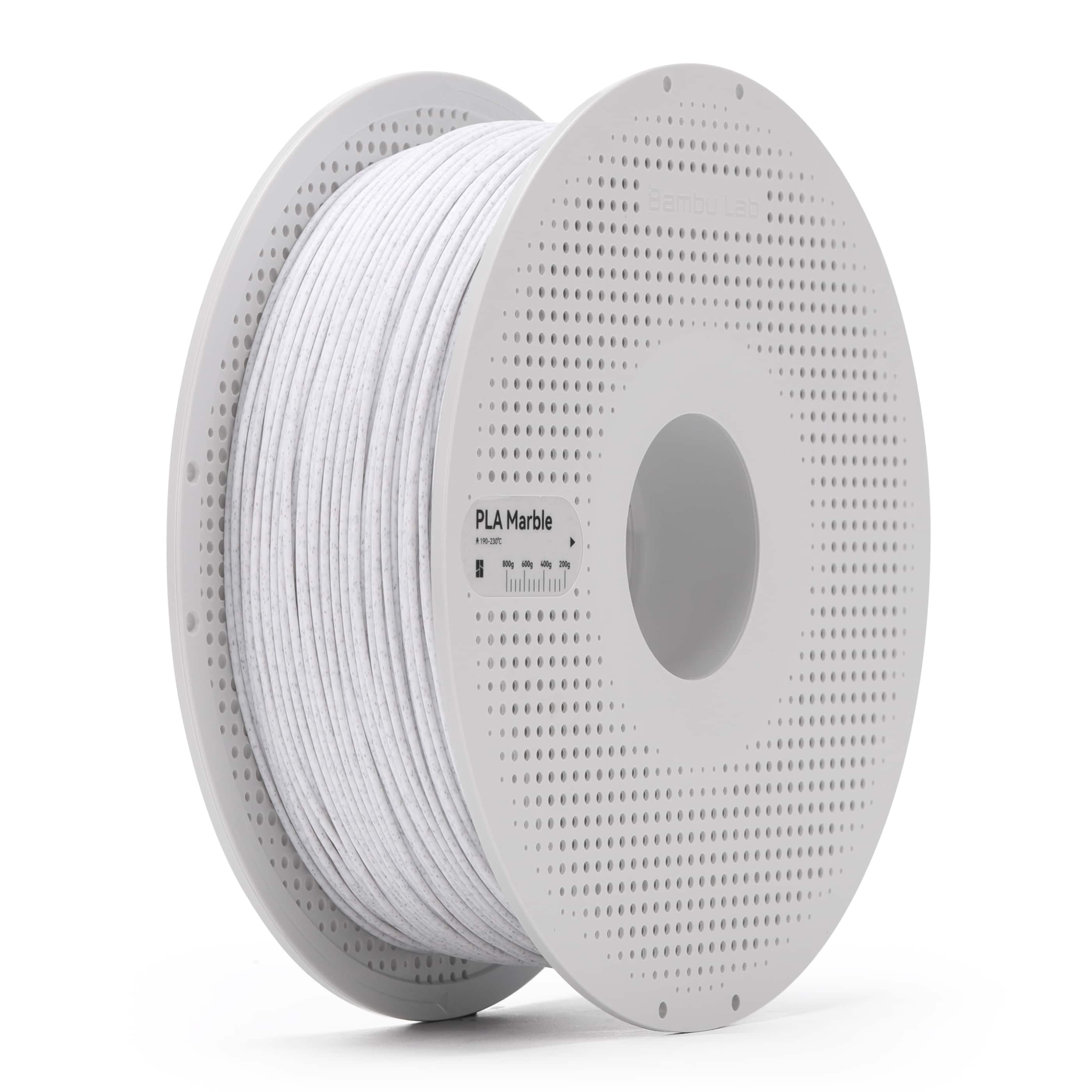 Bambu Lab - 1.75mm PLA Marble Filament - White Marble