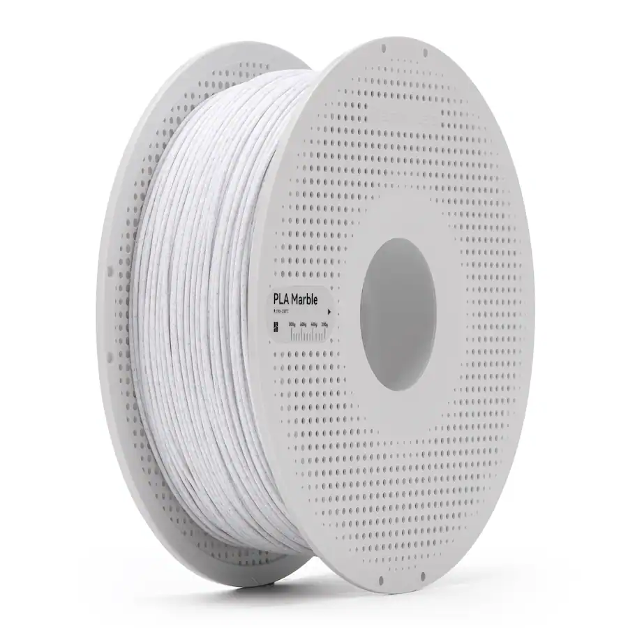 Bambu Lab 1 75mm PLA Marble Filament White Marble PLA Marble White bambu-lab-1-75mm-pla-marble-filament-white-marble-pla-marble-white
