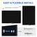 EASY & FLEXIBLE INSTALL
Horizontal or Vertical
6mm >>> 35mm
6mm
30mm