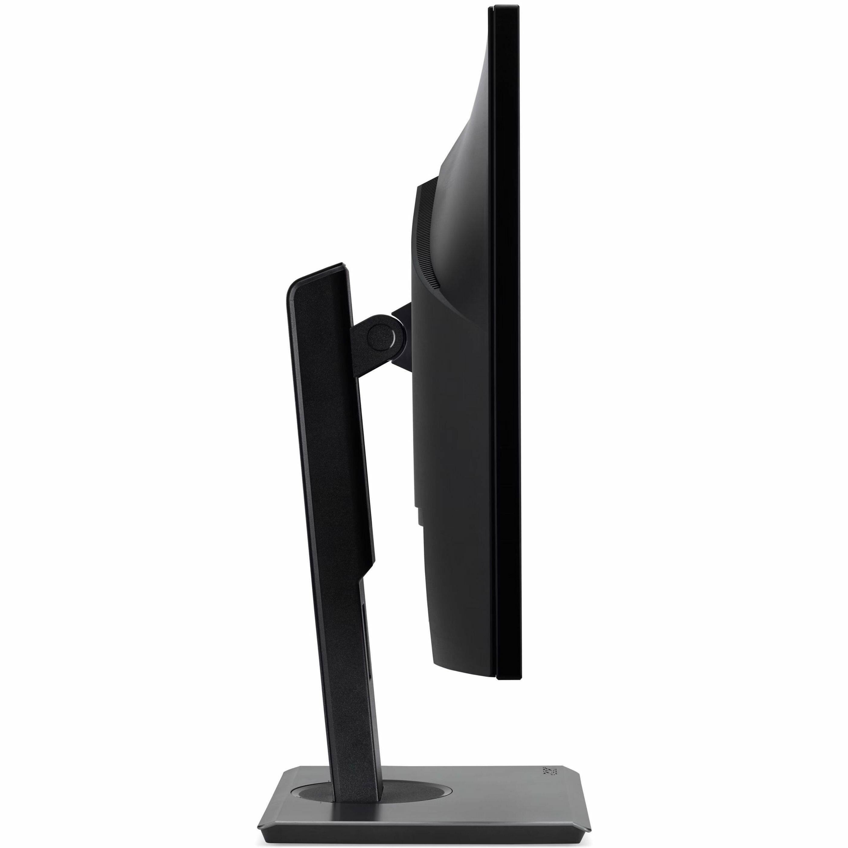 Alt View 4. Acer - Acer Vero B277 TAA 27" Class LCD Monitor - 16:9 - Black - 27" Viewable - FreeSync - 250 Nit - 4 ms - Speakers - HDMI - Black.