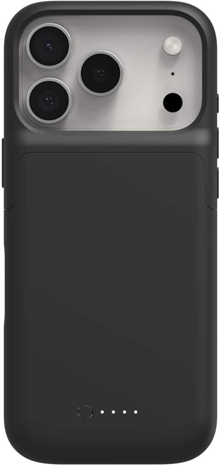 mophie - Juice Pack Apple iPhone 17 Pro - Black - Front_Zoom